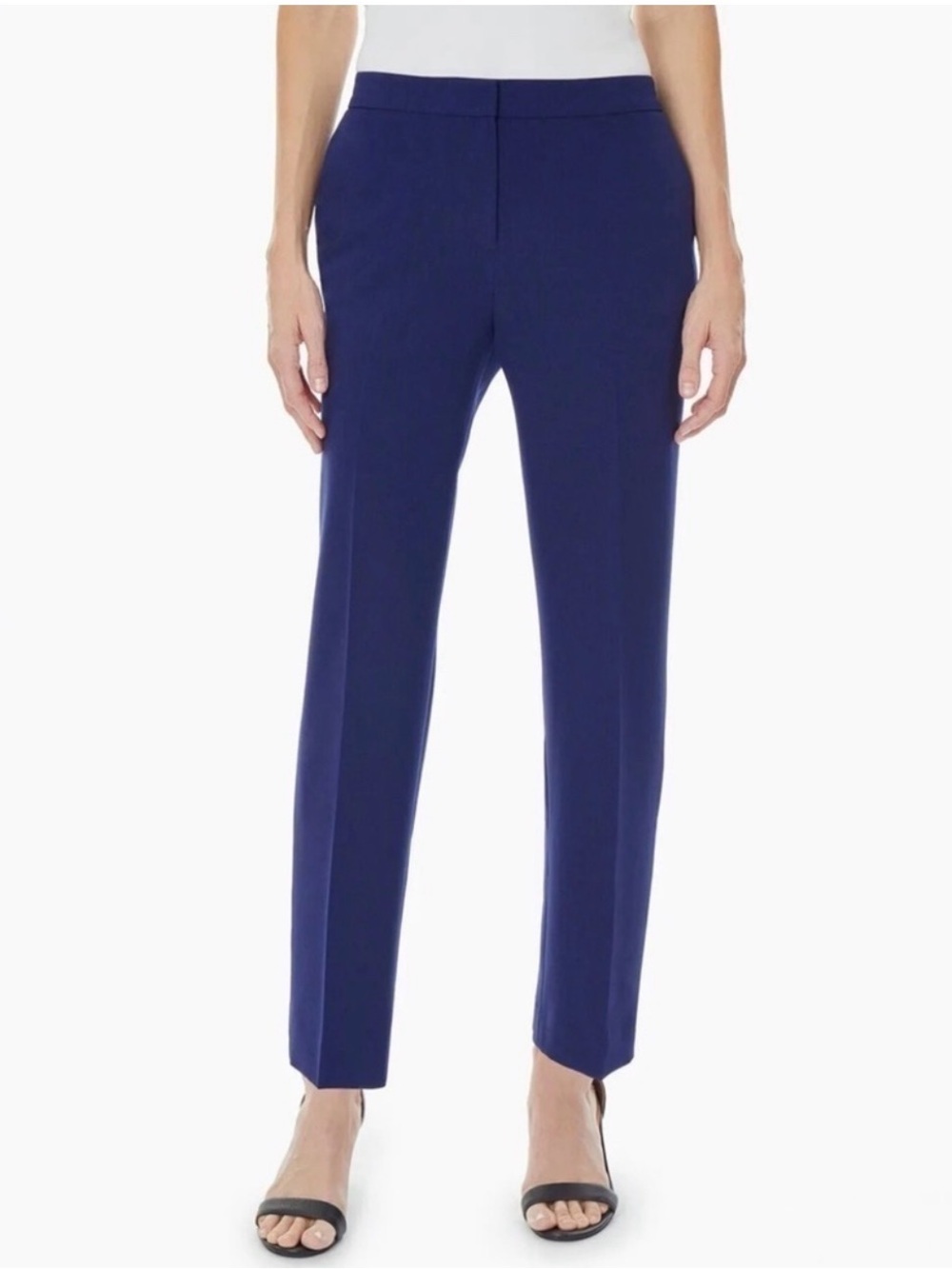 Kasper Women's Straight-Leg Trousers in Deep Blue